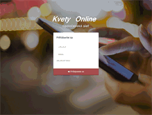 Tablet Screenshot of kvetyonline.com